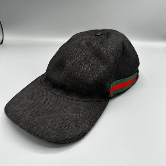 Gucci Original GG Canvas Hat 58CM MEDIUM Size